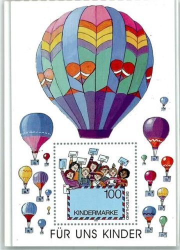 Heißluftballon Kinder Sondermarke Sonderstempel