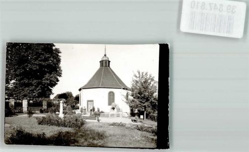 Osterburken Kirche Ort handschriftlich Foto Original aus Archiv eines Ansichtskartenverlags