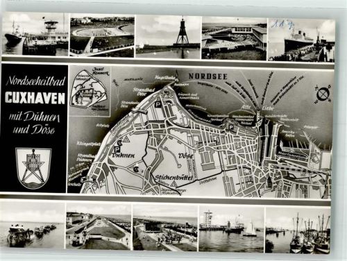 Duhnen Hafen Schwimmbad Leuchtturm Wattenfahrt Stadtplan Cuxhaven