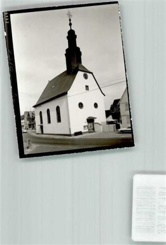 Köppern Ev. Kirche Ort handschrfitlich Foto Original aus Archiv eines Ansichtskartenverlags