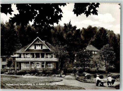 Sobernheim Pension Kurhaus Foto AK beschnitten