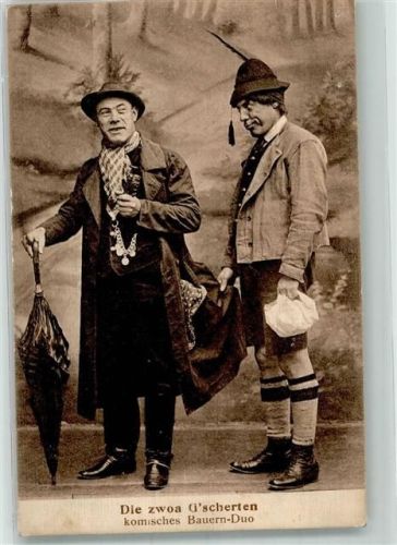 1915 Komisches Bauern-Duo Verlag Schmidt & Co Lübeck