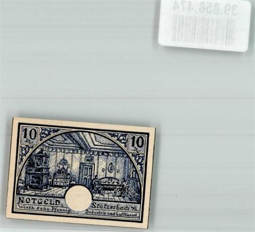 Stützerbach 1921 10 Pfennig