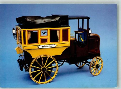 Frankfurt 1. Kraftomnibus d. Königlich Württembergischen Post Versuchsbetrieb 1898/99 Modell Bundespostmuseum