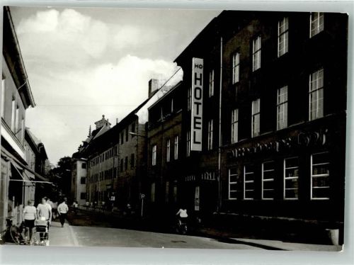 06886 O4600 Lutherstadt Wittenberg Foto AK Hotel HO Wittenberger Hof Foto Kühn