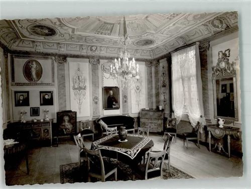 Rheda-Wiedenbrück Schloss Ort handschriftlich Foto Original aus Archiv eines Ansichtskartenverlags