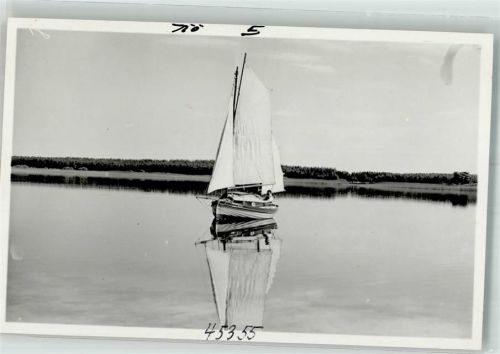Röbel Segelboot auf dem Müritzsee Foto Original aus Archiv eines Ansichtskartenverlags Ort handschriftlich
