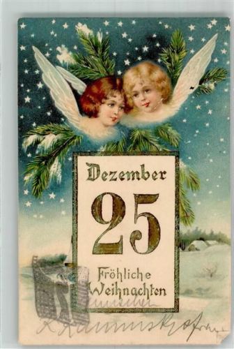 1903 Weihnachten Putten