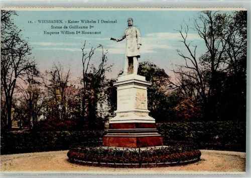 W6200 Wiesbaden Denkmal Adel Kaiser Wilhelm I 1921