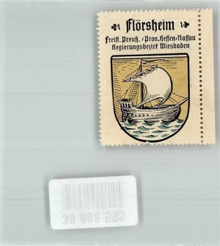 Flörsheim Freist. Preuß. Prov. Hessen Nassau Regierungsbezirk Wiesbaden