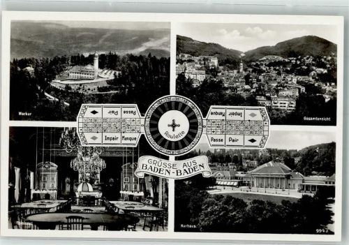 Baden-Baden Kurhaus Spielsaal Merkur