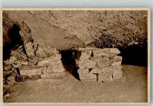 Bad Frankenhausen Barbarossahöhle im Kyffhäuser Barbarossatisch m. Stuhl