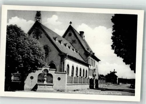 79336 W7834 Herbolzheim , Breisgau - Schule und Turnhalle Verlag Kurt Görtz Nr. 2439