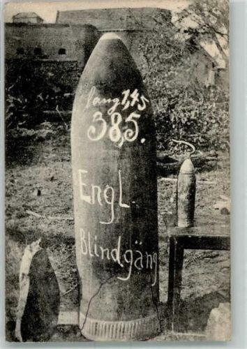 1916 WK I Engl. Blindgänger