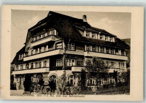 Menzenschwand 1921