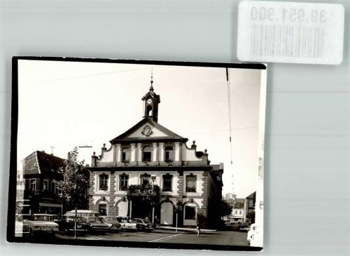 Rastatt Rathaus Foto Original aus Archiv eines Ansichtskartenverlags Ort handschriftlich