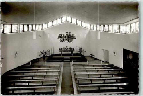 Kirchohsen Katholische Kirche Inneres Ort handschriftlich Foto Original aus Archiv eines Ansichtskartenverlags