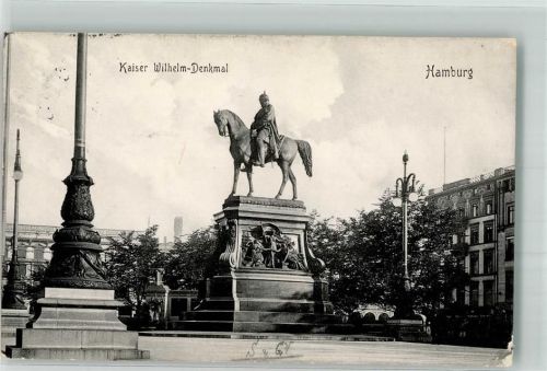 Hamburg 1913 Kaiser-Wilhelm-Denkmal