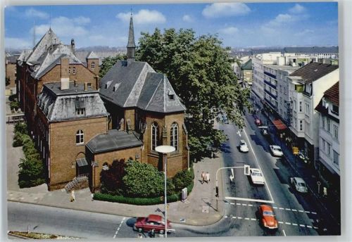 Opladen Aloysiuskirche Rathaus VW Käfer
