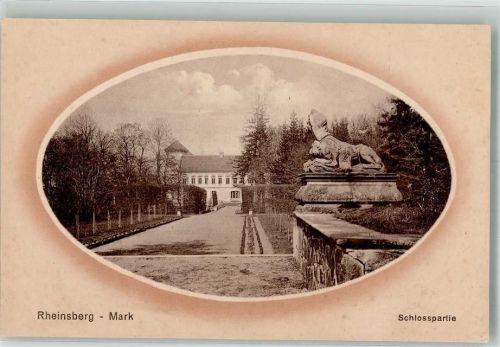 Rheinsberg 1924 Schloss Denkmal