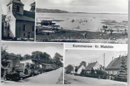 Kummerow Dorfkirche, Am Kummerower See, Bungalowsiedlung
