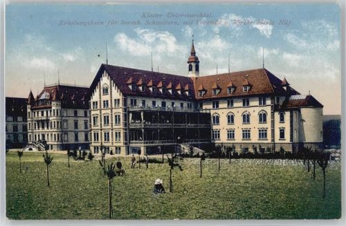 89617 W7934 Untermarchtal - Kloster, Erholungsheim für barnh. Schwestern, Kirche Maria Hilf