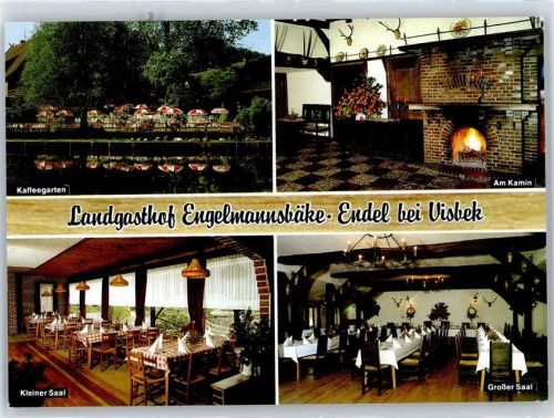 49429 W2849 Endel , Kr Vechta - Landgasthof, Gaststätte Engelmannsbäke