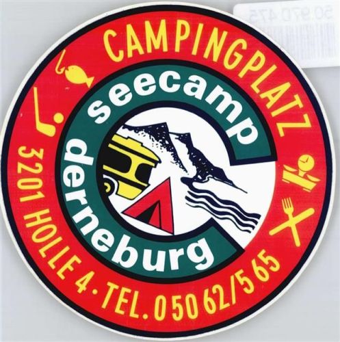 31188 W3201 Holle b Hildesheim - Plakette Campingplatz Seecamp