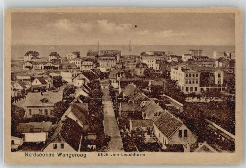 Wangerooge Blick vom Leuchtturm, Marke entfernt