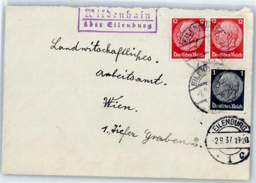 04838 O7280 Eilenburg - Landpoststempel Wildenhain