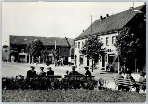 15306 O1210 Seelow - Puschkinplatz, Geschäft Kaufhaus des Friedens