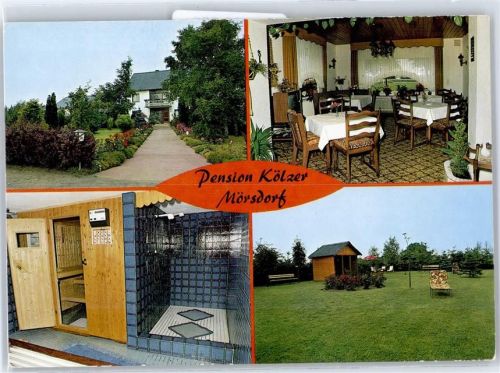 56290 W5449 Mörsdorf , Hunsrück - Pension Kölzer