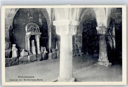 Gelnhausen Inneres der Barbarossa Burg
