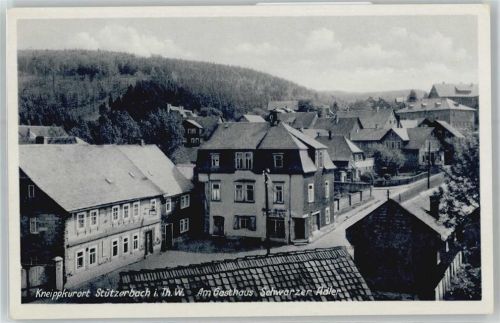 98714 O6316 Stützerbach - Am Gasthaus Schwarzer Adler