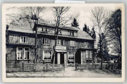 38875 O3701 Elend - Ferienheim Gasthaus zur grünen Tanne