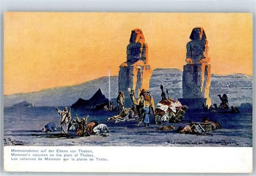 Memnonsäulen bei Theben