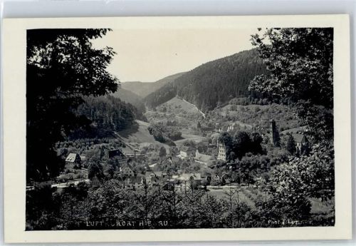 75365 W7260 Hirsau - Kirche, Ortsansicht