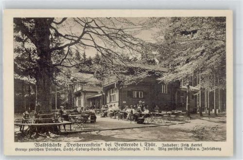 Brotterode Waldschänke Dreiherrenstein