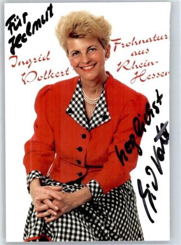 Originalunterschrift Volkert, Ingrid