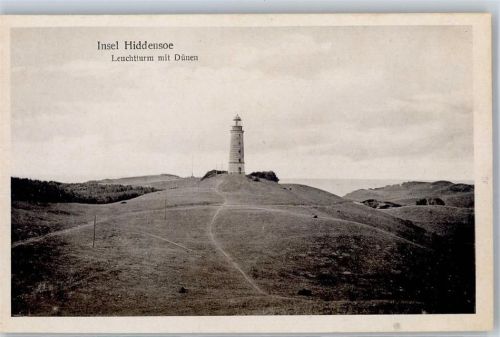 Insel Hiddensee Leuchtturm Dünen