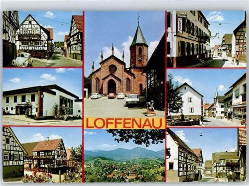 Loffenau Kirche Fachwerkhaus Haus des Gastes Gasthaus zur Sonne