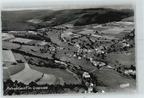 64711 W6124 Falken-Gesäß - Fliegeraufnahme Gasthaus zur Krone AKU1