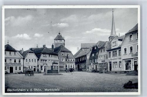 97653 W8743 Bischofsheim a d Rhön - Marktplatz