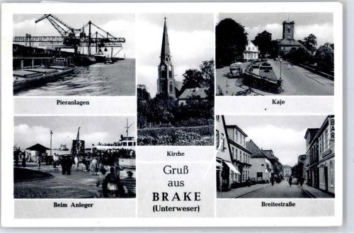Brake Pieranlagen Kaje Anleger Kirche