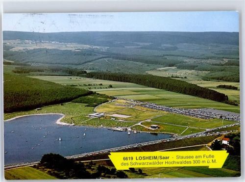 Losheim Fliegeraufnahme Stausee