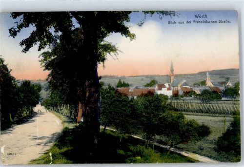 Wörth Blick von der Französischen Straße