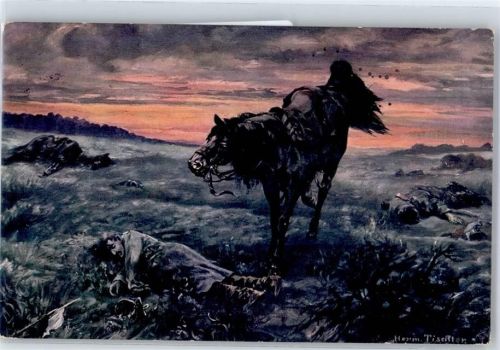 sign. Tischler, Hermann Pferd Soldat