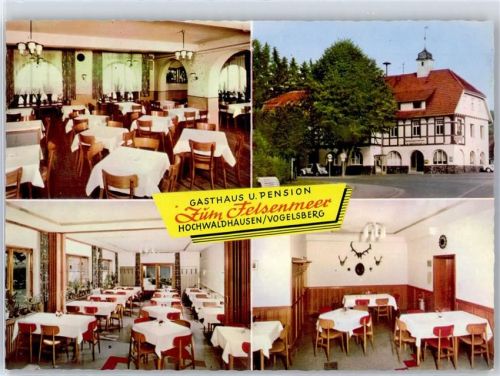 Hochwaldhausen Gasthaus Pension zum Felsenmeer