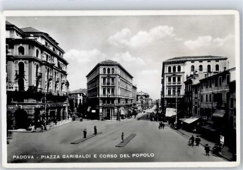Padova 1944 Piazza Garibaldi Feldpost WK II