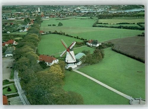 Dybbol Fliegeraufnahme Windmühle